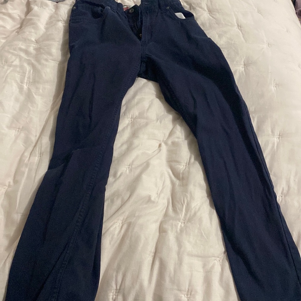 Levi’s 505 regular, straight leg blue pants